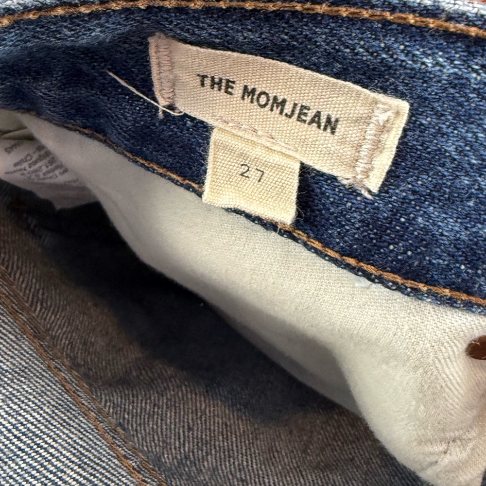 Madewell The Mom Jean in Downey Wash Blue Size 27 - Picture 8 of 11